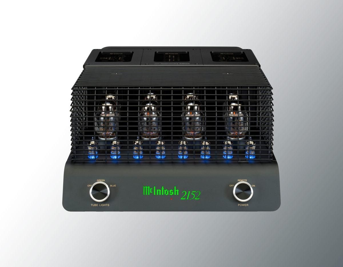 MC2152 vacuum tube amplifier from McIntosh in black 