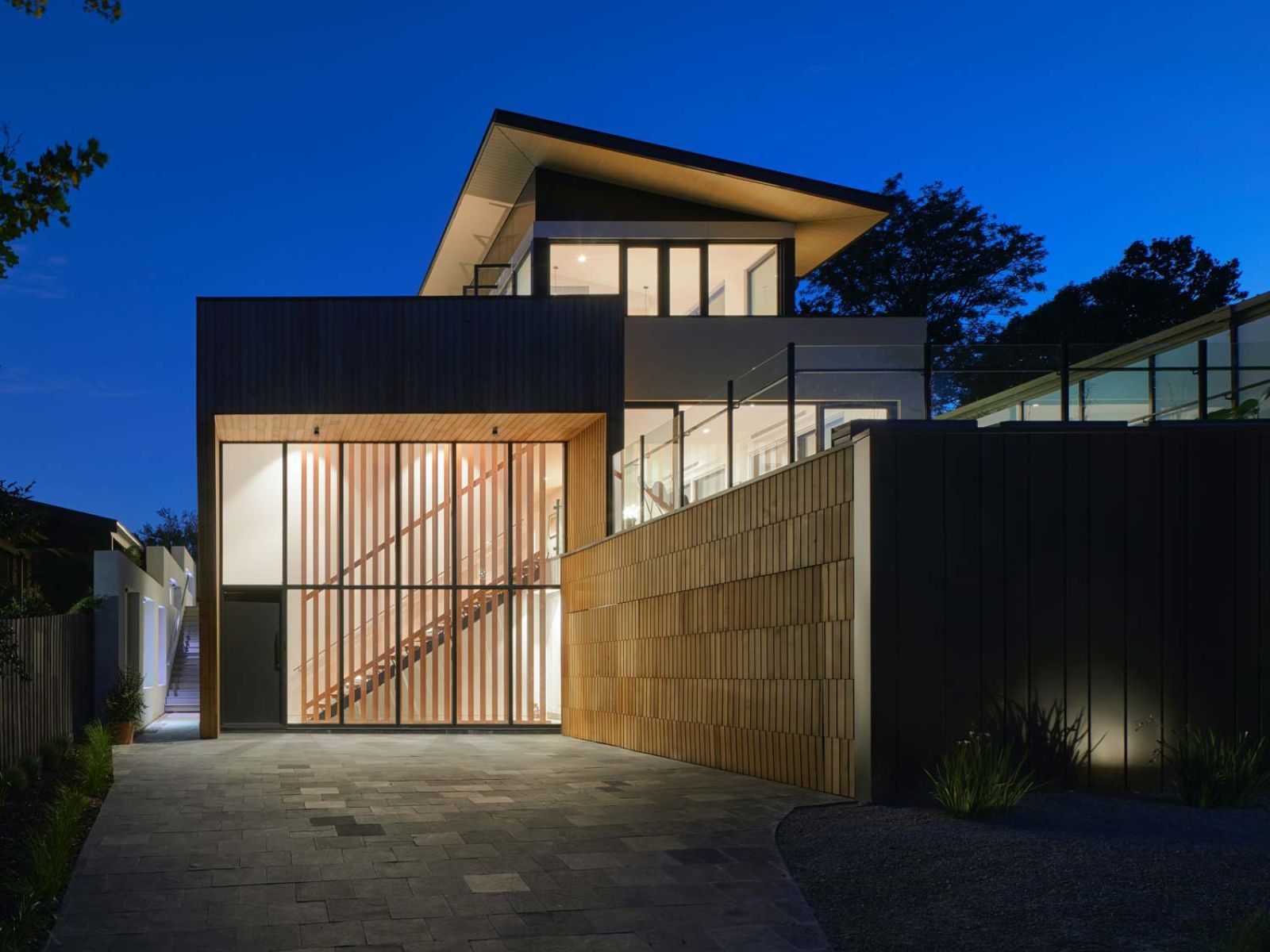 A Control4 touch panel interface showing a mock-up of various smart home controls for an integrated home automation system.
